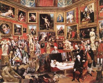 約翰 佐法尼 The Tribuna of the Uffizi